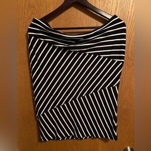 Black and white  pencil skirt